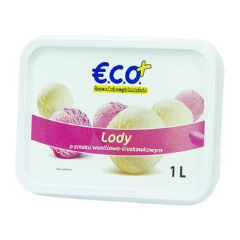 €.C.O.+ lody o smaku waniliowo-truskawkowym 1l (1)