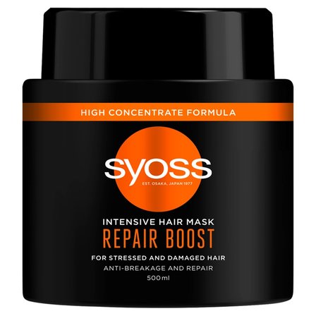 Syoss Repair Boost Intensywnie regenerująca maska do włosów 500 ml (1)