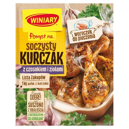 Winiary Pomysł na... Soczysty kurczak z czosnkiem i ziołami 30 g (2)