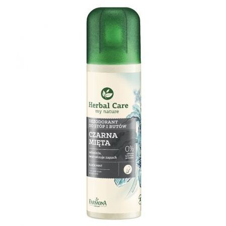 Herbal Care Dezodorant do stóp i butów czarna mięta 150ml (1)