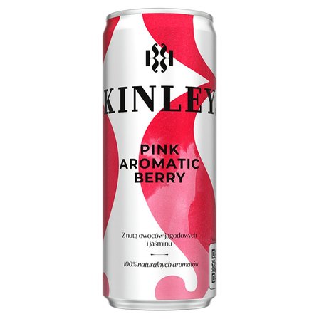 Kinley Pink Aromatic Berry Napój gazowany 250 ml (1)