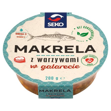 Seko Makrela z warzywami w galarecie 200 g (2)