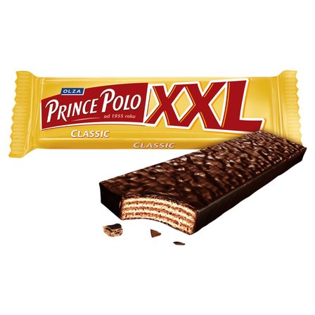 Prince Polo XXL Classic Kruchy wafelek z kremem kakaowym oblany czekoladą 50 g (3)