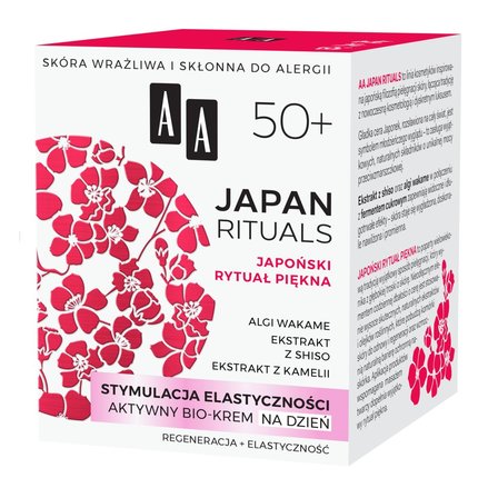 AA Japan Rituals Stymulacja elastyczności aktywny bio-krem na dzień 50+ 50 ml (3)