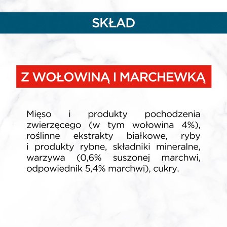 Gourmet Perle Karma dla kotów mini fileciki w sosie z wołowiną i marchewką 85 g (6)