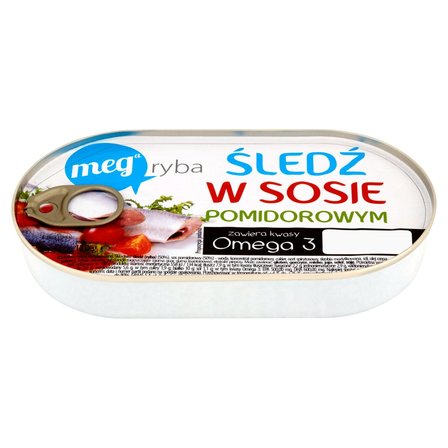 Mega Ryba Śledź w sosie pomidorowym 170 g (1)