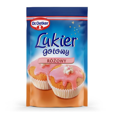 Dr. Oetker Lukier gotowy różowy 100 g (2)