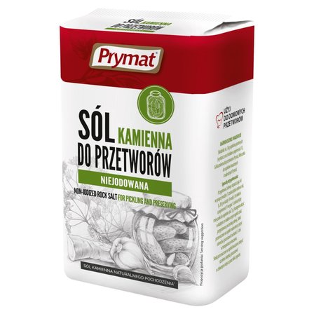 Prymat Sól kamienna do przetworów niejodowana 1 kg (1)