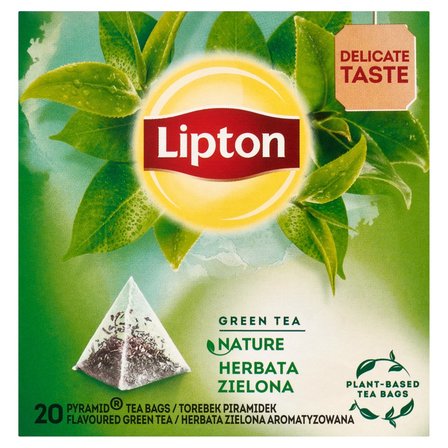 Lipton Nature Herbata zielona aromatyzowana 28 g (20 torebek) (2)