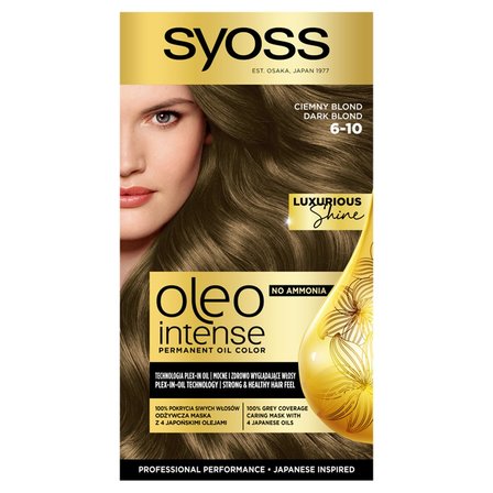 Syoss Oleo Intense Farba do włosów 6-10 ciemny blond (1)