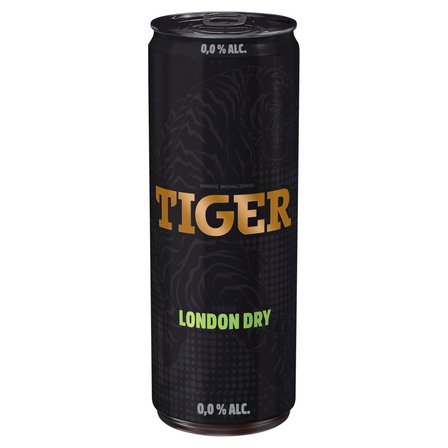 Tiger Gazowany bezalkoholowy napój energetyzujący o smaku London Dry 250 ml (1)