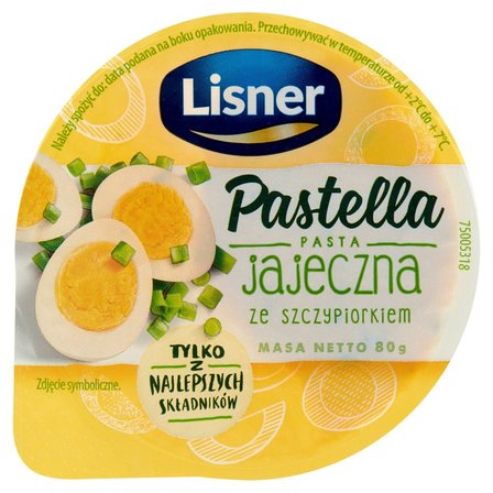 Lisner Pastella Pasta jajeczna ze szczypiorkiem 80 g (1)