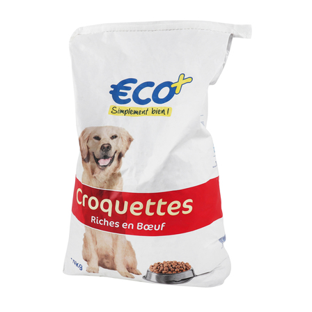 Eco+ karma sucha dla psów krokiety z wołowiną 10kg (1)