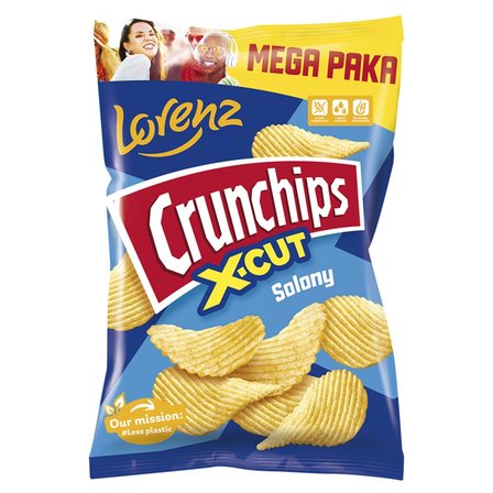 Crunchips X-Cut Chipsy ziemniaczane solony 200 g (1)