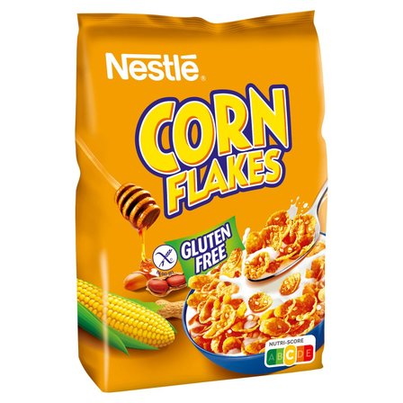 Nestlé Corn Flakes Chrupiące płatki kukurydziane miód i orzeszki 450 g (1)