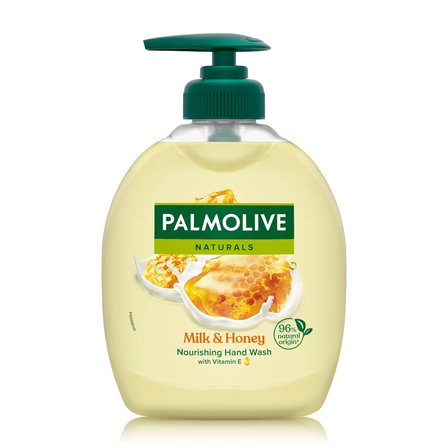 Palmolive Naturals Milk & Honey (Mleko i Miód) Kremowe mydło do rąk w płynie, 300 ml (1)