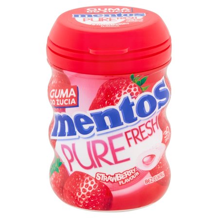 Mentos Pure Fresh Strawberry Guma do żucia bez cukru 60 g (30 sztuk) (2)