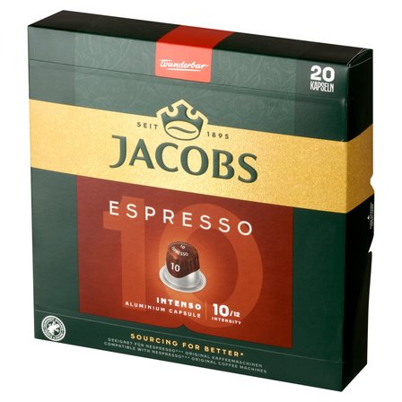 Jacobs Espresso Intenso Kawa mielona w kapsułkach 104 g (20 sztuk) (2)