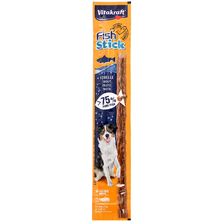 VITAKRAFT FISH STICK + PSTRĄG PRZYSMAK DLA PSA 1SZT (1)