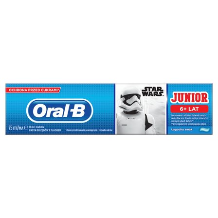 Oral-B Junior „Gwiezdne wojny” Pasta do zębów 75ml, 6+ lat (1)