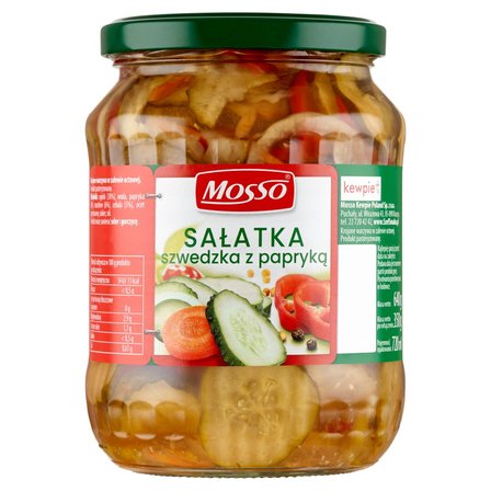 Mosso Sałatka szwedzka z papryką 640 g (1)