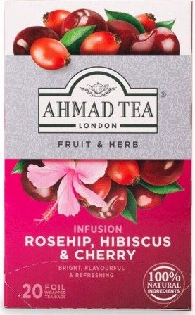 Ahmad Tea Herbata Dzika Róża&Wiśnia 40G (1)