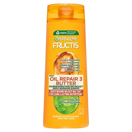 Garnier Fructis Oil Repair 3 Szampon wzmacniający do włosów bardzo suchych i zniszczonych 400 ml (1)