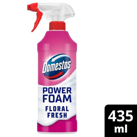 Domestos Power Foam Floral Fresh Czyszcząca piana toaleta i łazienka 435 ml (6)