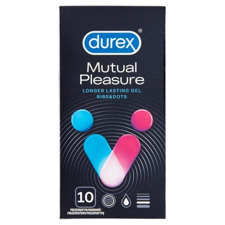 Durex Mutual Pleasure Prezerwatywy 10 sztuk (1)