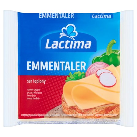 Lactima Ser topiony w plasterkach Emmentaler 130 g (8 x 16,25 g) (1)
