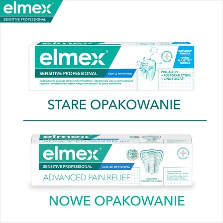 elmex Sensitive Professional Whitening terapeutyczna pasta do zębów na
nadwrażliwość 75 ml (3)