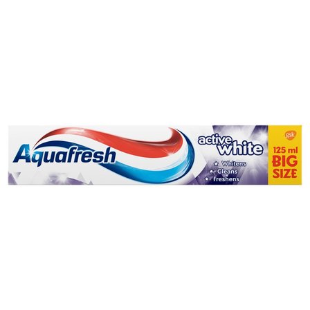 Aquafresh Active White Pasta do zębów z fluorkiem 125 ml (1)