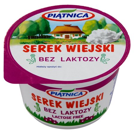 Piątnica Serek wiejski bez laktozy 200 g (2)