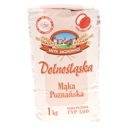 Młyn Jaczkowice Dolnośląska Mąka poznańska pszenna typ 500 1 kg (7)