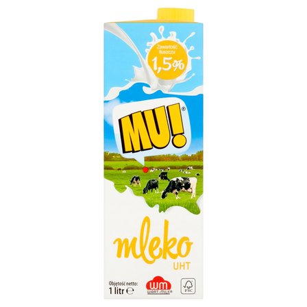 Mu! Mleko UHT 1,5% 1 l (1)