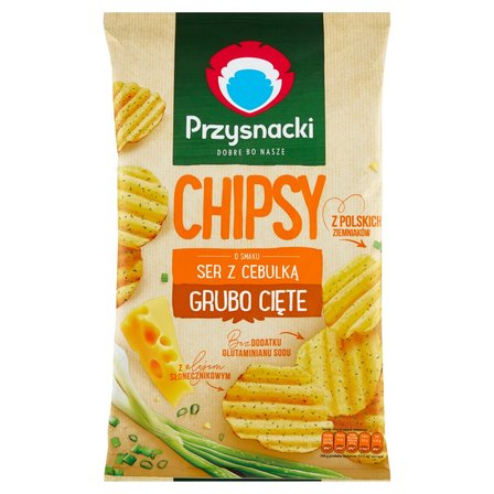 Przysnacki Chipsy o smaku ser z cebulką 135 g (1)