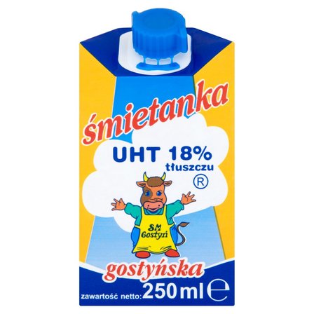 SM Gostyń Śmietanka gostyńska 18 % tłuszczu 250 ml (1)