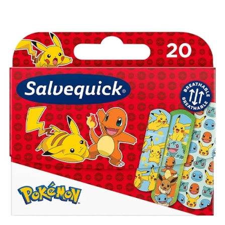 SALVEQUICK Plastry dla dzieci Pokemon, 20szt. (1)