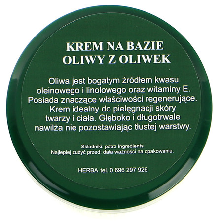 HERBAMEDICUS KREM NA BAZIE OLIWY Z OLIWEK 250ML (2)