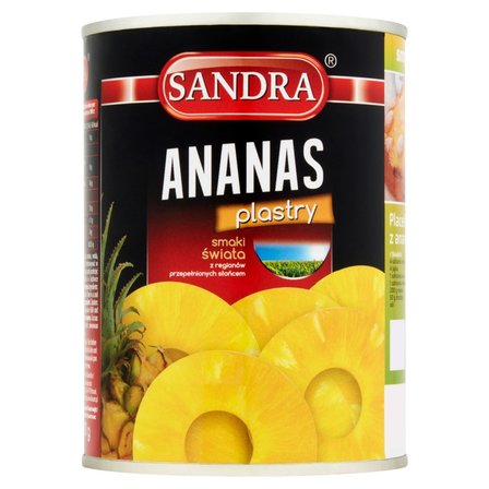 Sandra Ananas plastry 565 g (1)