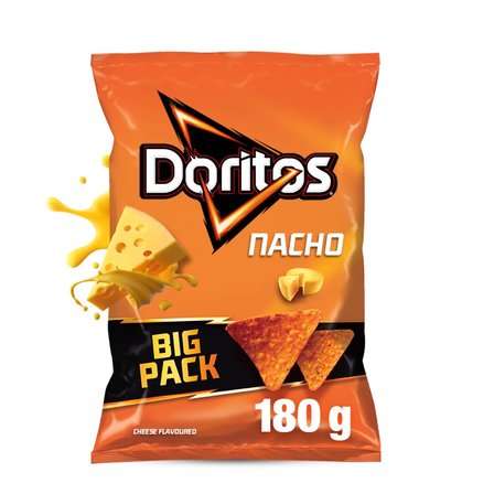 Doritos Nacho Chipsy kukurydziane o smaku serowym 180 g (2)