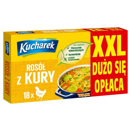 Kucharek Rosół z kury 180 g (18 x 10 g) (1)