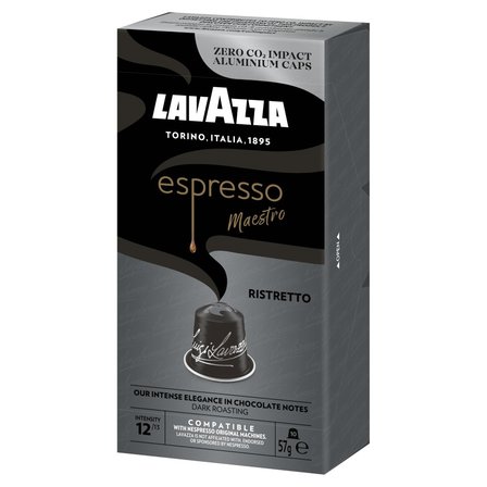 Lavazza Espresso Maestro Ristretto Kawa palona mielona w kapsułkach 57 g (10 sztuk) (2)