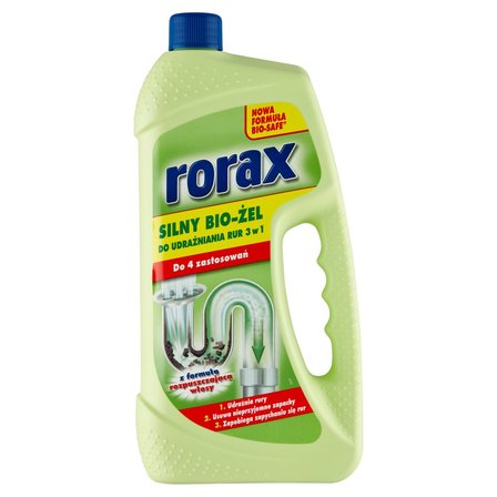 Rorax Silny bio-żel do udrażniania rur 3 w 1 1000 ml (1)