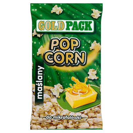 Gold Pack Popcorn do mikrofalówki maślany 100 g (1)