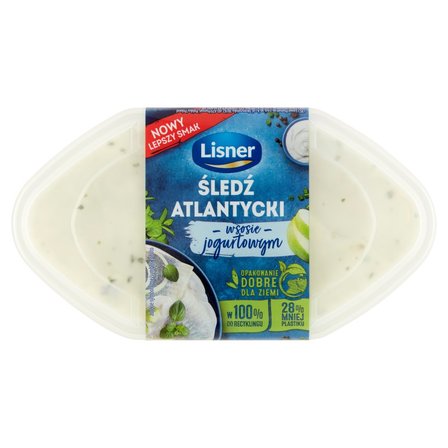 Lisner Śledź atlantycki w sosie jogurtowym 280 g (1)