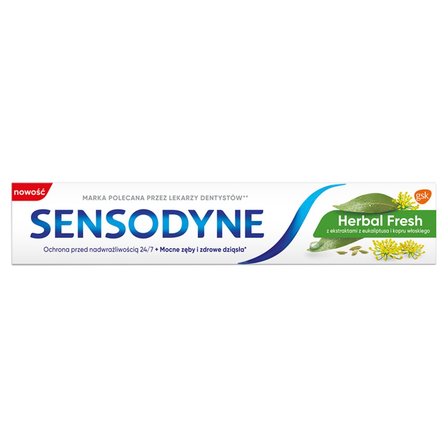 Sensodyne Herbal Fresh Pasta do zębów z fluorkiem 75 ml (1)