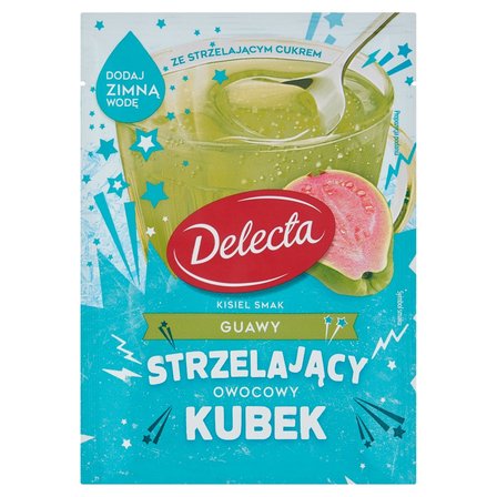 Delecta kisiel na zimno - strzelający owocowy kubek smak guawy 34 g (1)