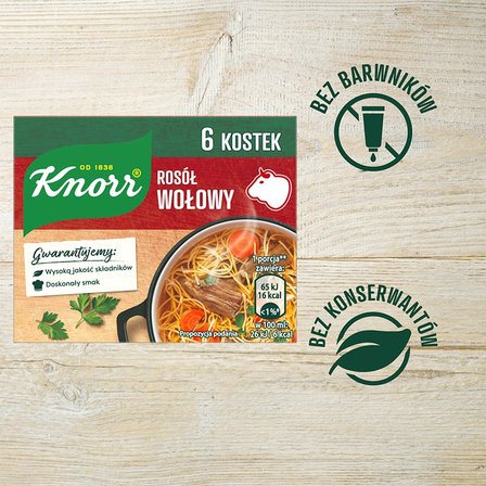 Knorr Rosół wołowy 60 g (6 x 10 g) (3)