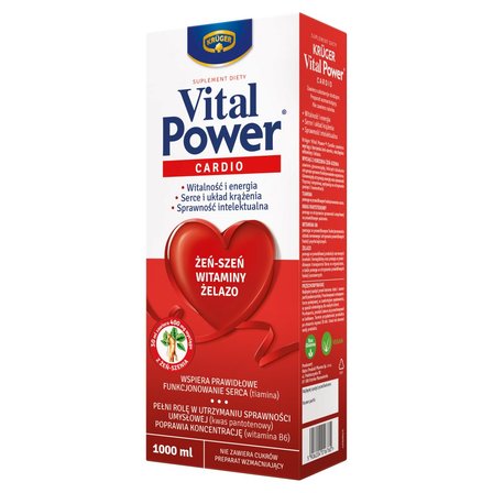 Krüger Vital Power Cardio Suplement diety 1000 ml (1)